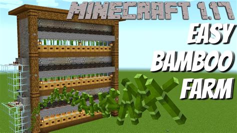 This tutorial is an automatic bamboo or sugar cane farm. . Minecraft bamboo farm
